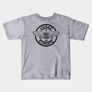 USAAF Europe Wings (subdued) Kids T-Shirt